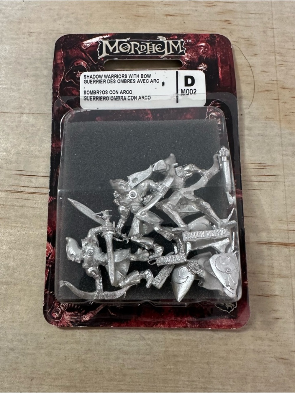 Mordheim Shadow Warriors w/ Bow NIB Metal Rare OOP Games Workshop Warhammer Elf
